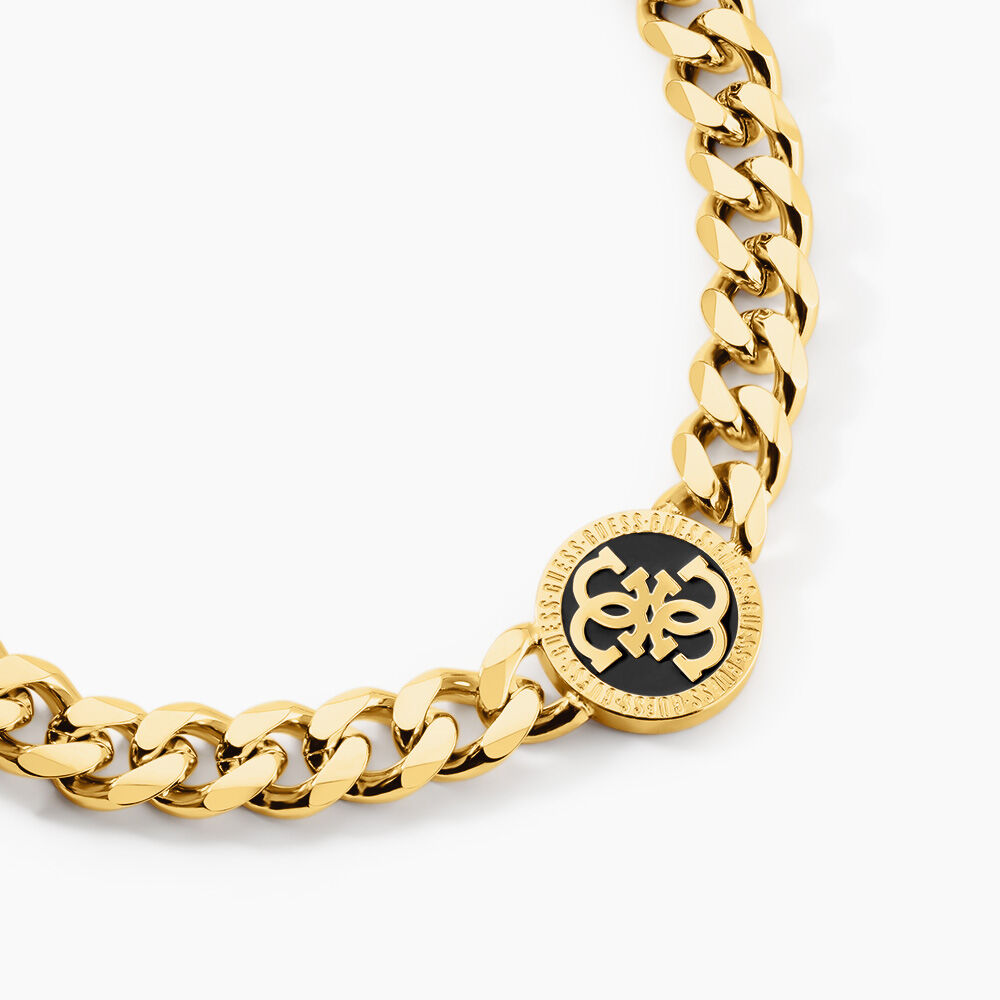 Collier Guess 4G Icon Acier Jaune - Colliers fantaisie Homme | Marc Orian