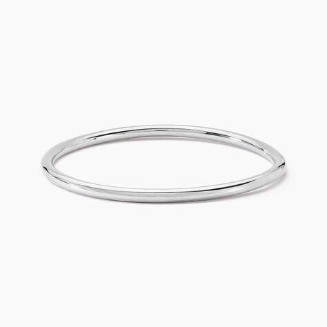 Bracelet Jonc Tabata Argent Blanc - Bracelets joncs Femme | Marc Orian