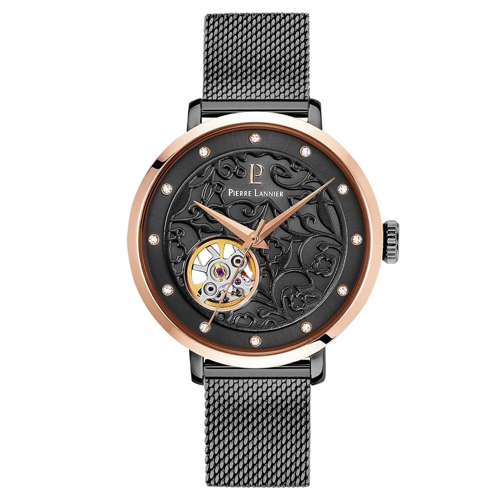 Montre Pierre Lannier Eolia Noir - Montres automatiques Femme | Marc Orian