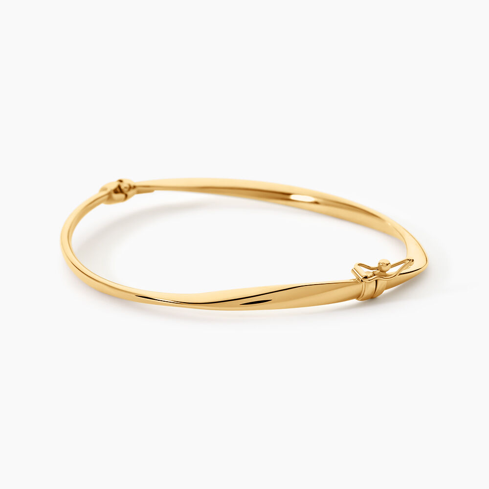 Bracelet Jonc Anaisaae Argent Dor&eacute; A L'Or 750/1000 - Bracelets joncs Femme | Marc Orian