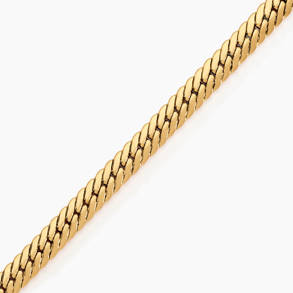 Bracelet Messaline Plaqu&eacute; Or Jaune - Bracelets mailles Femme | Marc Orian