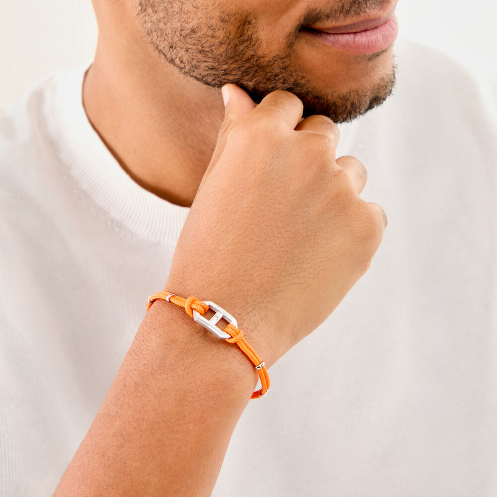Bracelet Naturel Cordon Orange - Bracelets cordons Homme | Marc Orian