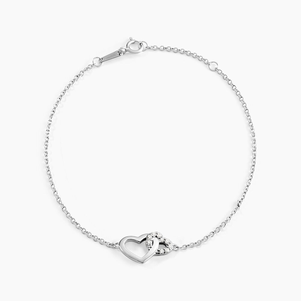 Bracelet Azylis Argent Blanc Oxyde De Zirconium - Bracelets chaînes Femme | Marc Orian