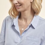 Pendentif Zodiaque Rond Argent Blanc - Bijoux personnalis&eacute;s Famille | Marc Orian