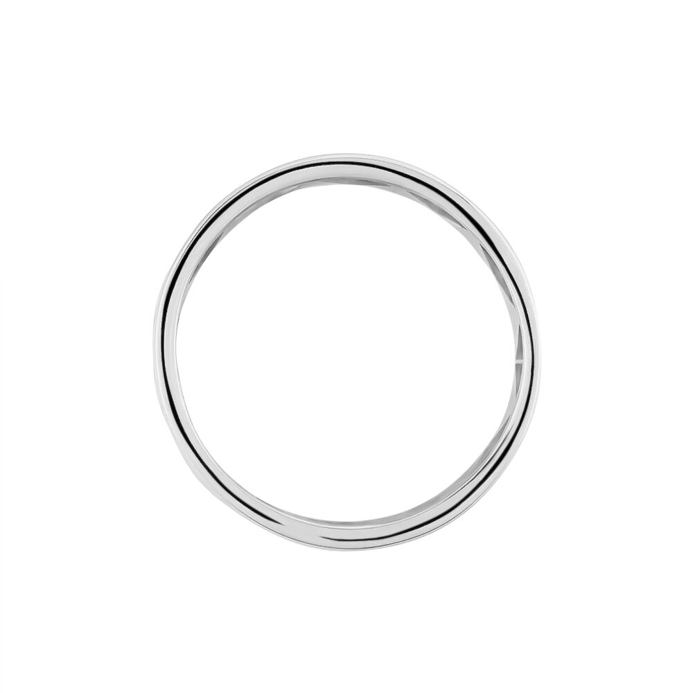 Bague Tiana Acier Blanc - Bijoux fantaisie Femme | Marc Orian