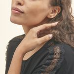 Boucles D'oreilles Puces Anne-maudae Triple Coeurs Or Bicolore - Puces Femme | Marc Orian