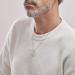 Pendentif Thea Argent Blanc - Bijoux fantaisie Famille | Marc Orian