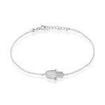 Bracelet Loiza Argent Blanc - Bracelets fantaisie Femme | Marc Orian