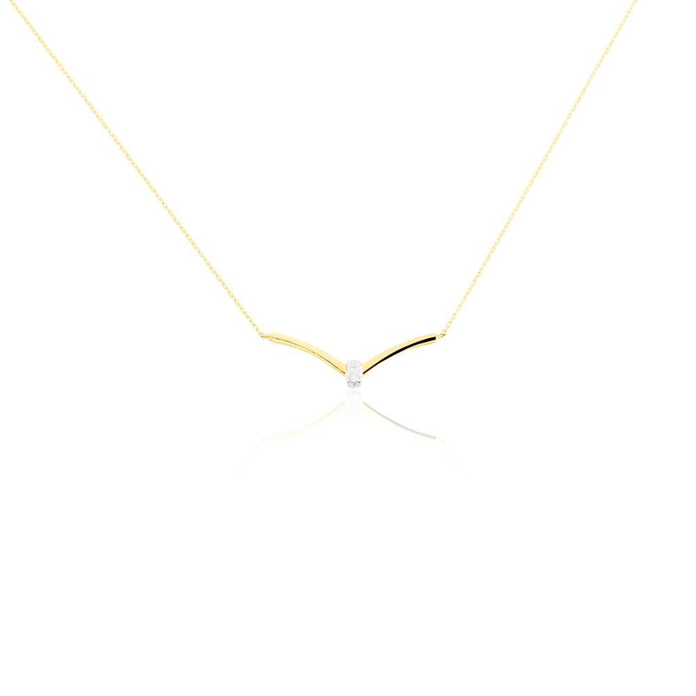 Collier Rosmerta Or Jaune Diamant - Colliers avec pierres Femme | Marc Orian