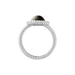 Bague Adelyne Argent Blanc C&eacute;ramique - Bijoux fantaisie Femme | Marc Orian