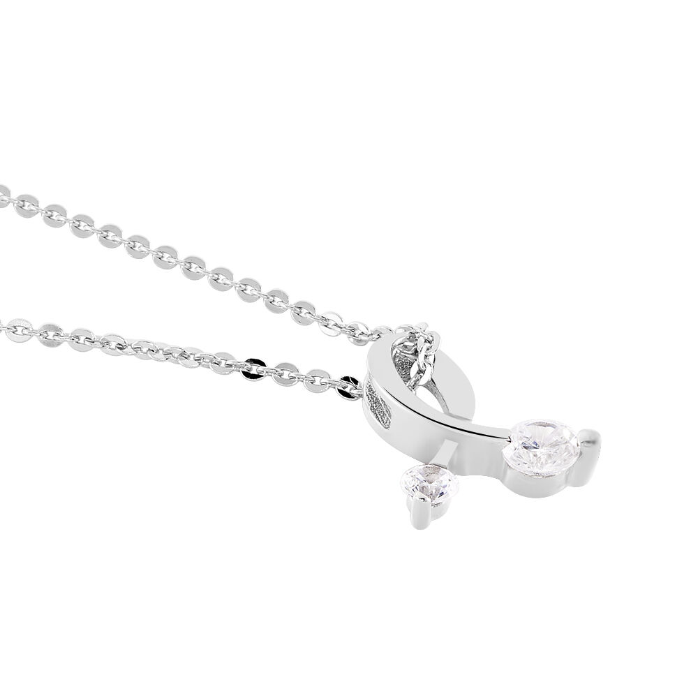 Collier Briaga Argent Blanc Oxyde De Zirconium - Colliers avec pierres Femme | Marc Orian