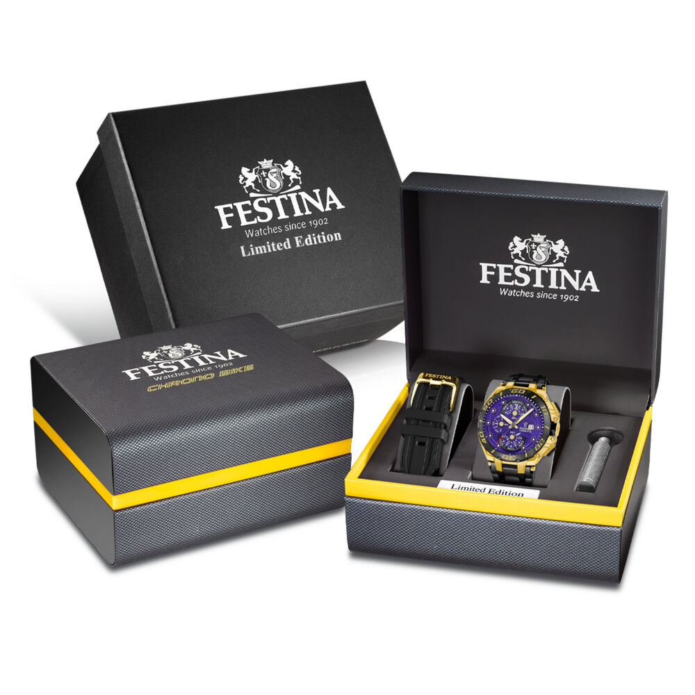 Coffret De Montre Festina Chrono Bike Edition Speciale Violet - Montres &eacute;tanches Homme | Marc Orian
