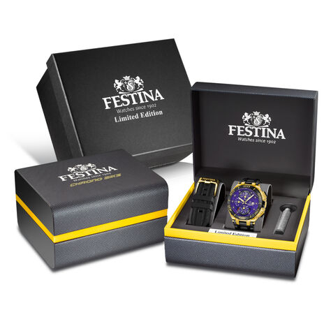 Coffret De Montre Festina Chrono Bike Edition Speciale Violet - Montres &eacute;tanches Homme | Marc Orian
