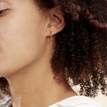 Cr&eacute;oles Valencina Or Blanc - Cr&eacute;oles Femme | Marc Orian