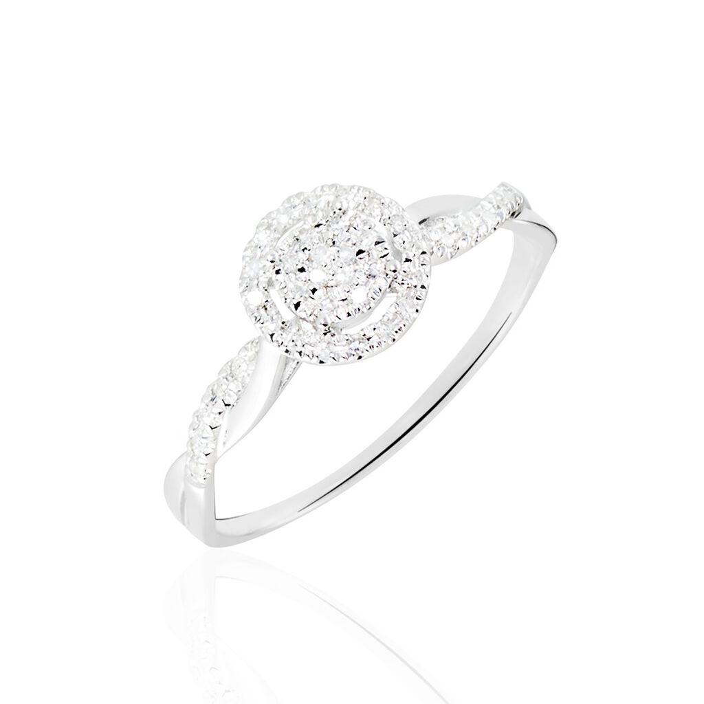 Bague Or Blanc Vesunna Diamants - Parures de mariage Femme | Marc Orian