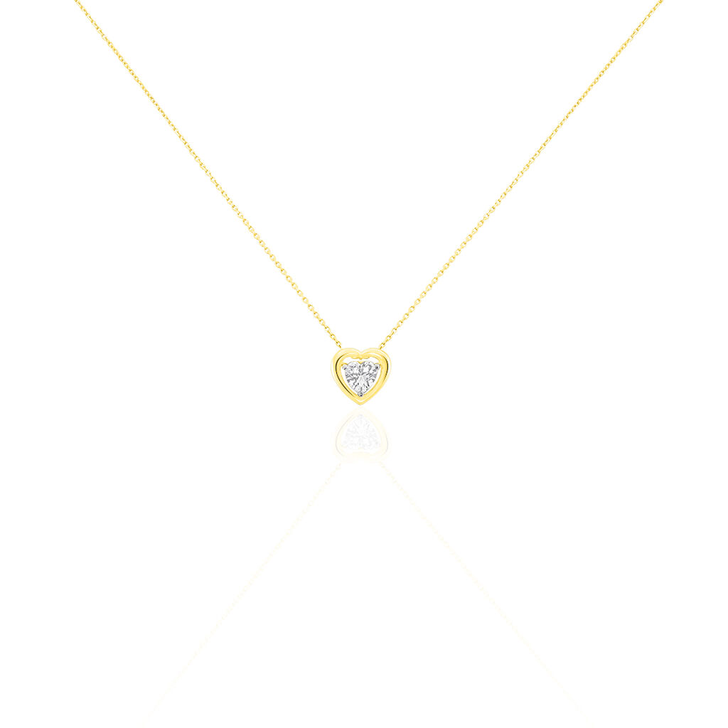 Collier Anastasy Or Jaune Oxyde De Zirconium - Colliers avec pierres Femme | Marc Orian