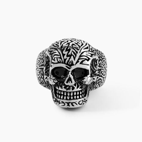 Bague Acier Blanc Et Noir Valentik - Bijoux fantaisie Homme | Marc Orian