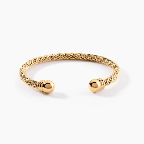 Bracelet Jonc Nelsie Plaqu&eacute; Or Dor&eacute; - Bracelets joncs Femme | Marc Orian