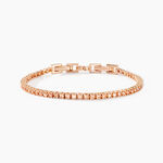Bracelet Rio Argent Rose Oxyde De Zirconium - Bracelets fantaisie Femme | Marc Orian