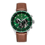 Montre Pierre Lannier Cronos Vert - Montres &eacute;tanches Homme | Marc Orian