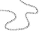 Cha&icirc;ne Nairi Maille Gourmette Argent Blanc - Chaines Famille | Marc Orian