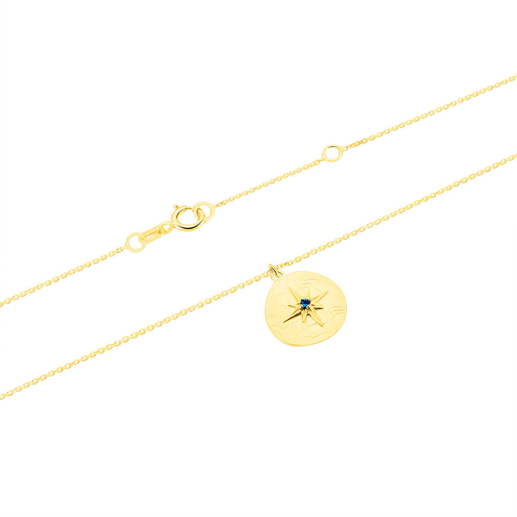Collier Or Jaune Flore-anne Oxyde - Colliers Femme | Marc Orian
