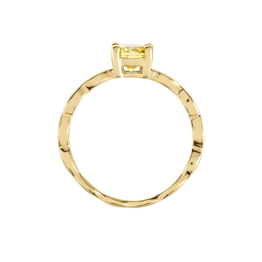 Bague Kurt Plaqué Or Jaune Oxyde De Zirconium - Bijoux fantaisie Femme | Marc Orian
