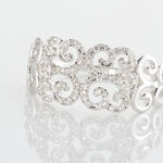 Bague Arabesque Or Blanc Diamant - Bagues pierres pr&eacute;cieuses Femme | Marc Orian