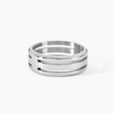 Bague Halden Acier Blanc - Bijoux fantaisie Homme | Marc Orian