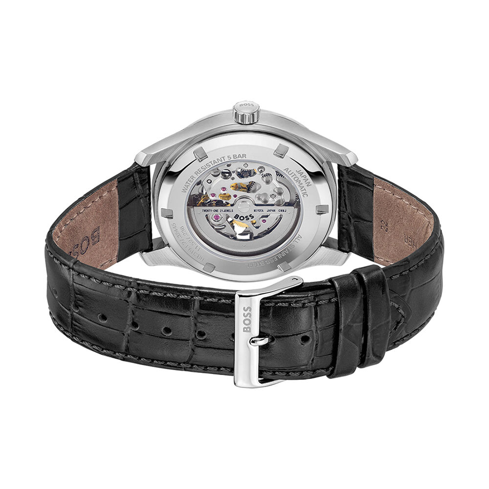 Montre Boss Principle Skeleton Noir - Montres automatiques Homme | Marc Orian