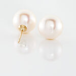 Boucles D'oreilles Puces Suki Or Jaune Perle De Culture - Puces Femme | Marc Orian