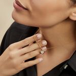 Collier Or Jaune Davie Oxyde De Zirconium - Colliers avec pierres Femme | Marc Orian