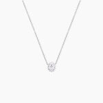 Collier Liz Argent Blanc Oxyde De Zirconium - Colliers avec pierres Femme | Marc Orian