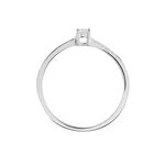 Bague Solitaire Asia Or Blanc Diamant - Parures de mariage Femme | Marc Orian