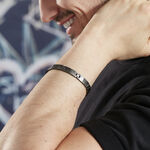Bracelet Clara-rose Acier Noir - Bracelets cha&icirc;nes Homme | Marc Orian