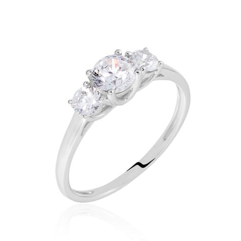 Bague Habib Or Blanc Oxyde - Bagues fiançailles Femme | Marc Orian
