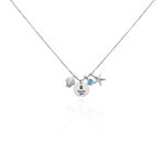 Collier Zerane Argent Blanc Oxyde De Zirconium - Colliers avec pierres Femme | Marc Orian