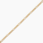 Bracelet Esma Maille Alternee 1/3 Or Jaune - Bracelets mailles Enfant | Marc Orian