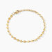 Bracelet Eva Acier Jaune - Bracelets Medailles Femme | Marc Orian
