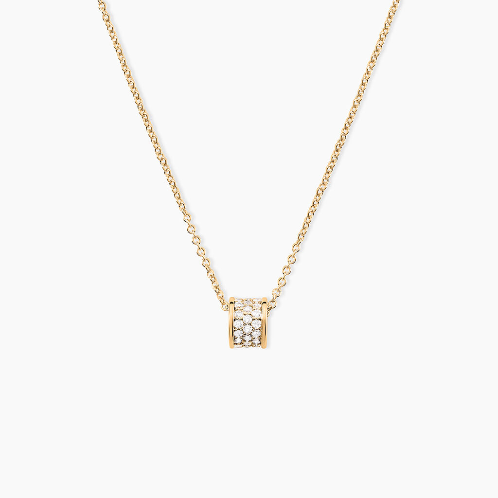 Collier Gia Plaqué Or Jaune Oxyde De Zirconium - Colliers avec pierres Femme | Marc Orian