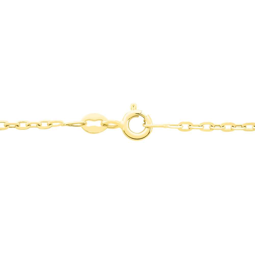 Cha&icirc;ne Igoa Maille For&ccedil;at Diamantee Or Jaune - Chaines Famille | Marc Orian
