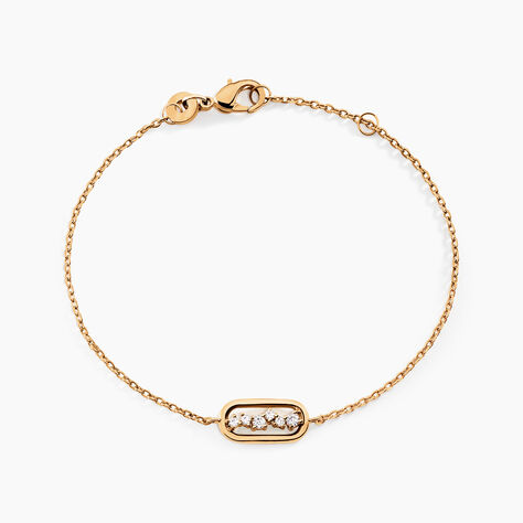 Bracelet Infinitude Plaqué Or Doré Oxyde De Zirconium - Bracelets chaînes Femme | Marc Orian