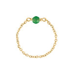 Bague Calliope Plaqu&eacute; Or Dor&eacute; Agate - Bijoux fantaisie Femme | Marc Orian