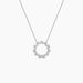 Collier Florange Argent Blanc Oxyde De Zirconium - Colliers avec pierres Femme | Marc Orian