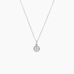Collier Austen Argent Blanc Oxyde De Zirconium - Colliers avec pierres Femme | Marc Orian