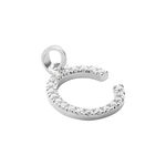 Pendentif Klementine Or Blanc Oxyde De Zirconium - Pendentifs Femme | Marc Orian