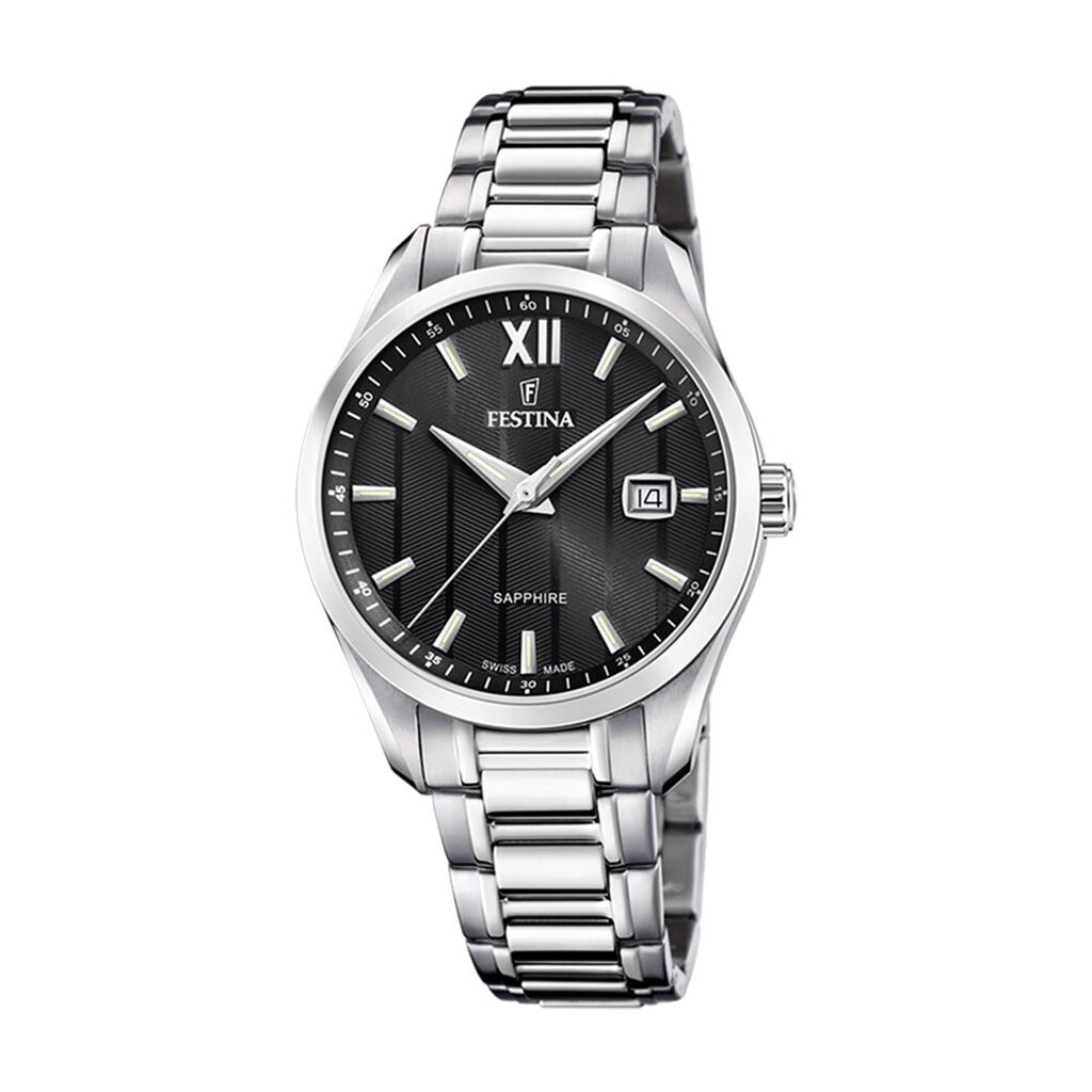 Montre Festina Swiss Made 37,5 Noir - Montres classiques Homme | Marc Orian