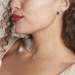 Boucles D'oreilles Puces Serena Argent Blanc Oxyde De Zirconium - Puces Femme | Marc Orian