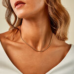 Chaine Ambra Acier Jaune - Colliers fantaisie Femme | Marc Orian