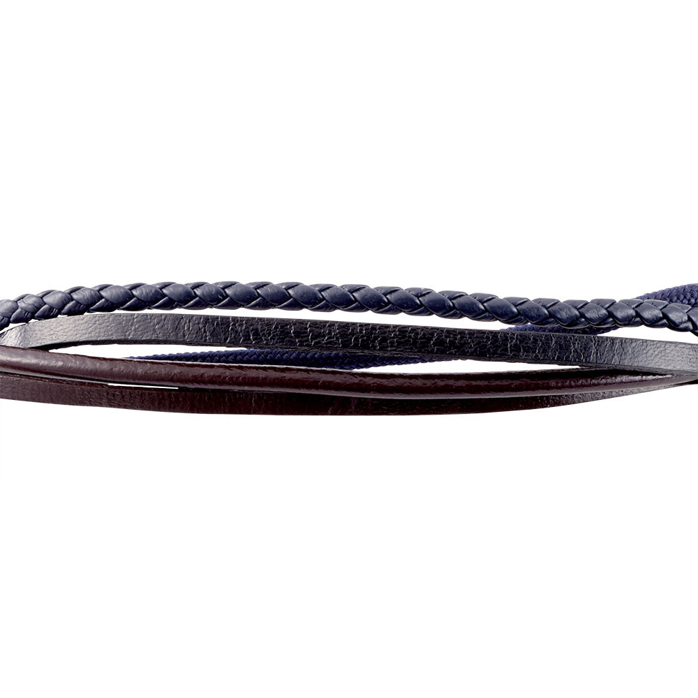 Bracelet Acier Blanc Romain - Bracelets cuir Homme | Marc Orian